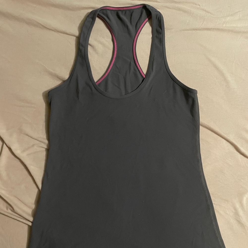 Lululemon Gray Cool Racerback Tank